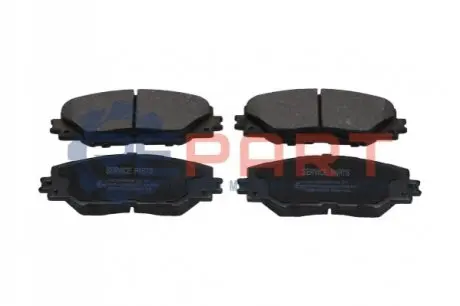 Колодки гальмівні (передні) Toyota RAV4 2.0-3.5/Prius 1.8 05- (Akebono) KAVO KBP9026 Купити в Україні