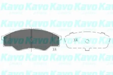 Тормозные колодки, дисковый тормоз.) KAVO KBP9102 Купить в Украине