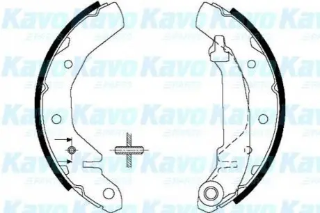 PARTS DAEWOO Тормозные колодки барабанные Matiz 0,8/1,0 98- KAVO KBS-1407 Купить в Украине