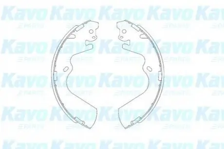 PARTS HYUNDAI Комплект тормозных колодок GALLOPER II (JK-01) 2.5 TD 98-03, H-1 / STAREX (A1) 2.4 03-04 KAVO KBS-3403