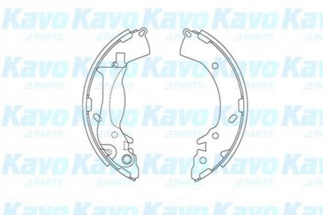 PARTS HYUNDAI щоки гальмівні i10/20,Solaris,Kia Rio III 08- KAVO KBS-3419 (фото 1)