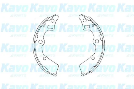 PARTS Щеки тормозные KIA PICANTO 04 KAVO KBS-4409 Купити в Україні