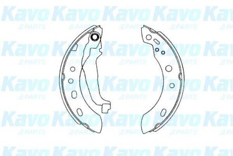 PARTS NISSAN Щеки тормозные MICRA 1.0-1.3 16V 92- KAVO KBS-7427