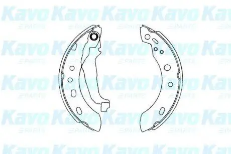PARTS NISSAN Щеки тормозные MICRA 1.0-1.3 16V 92 KAVO KBS-7427 Купити в Україні