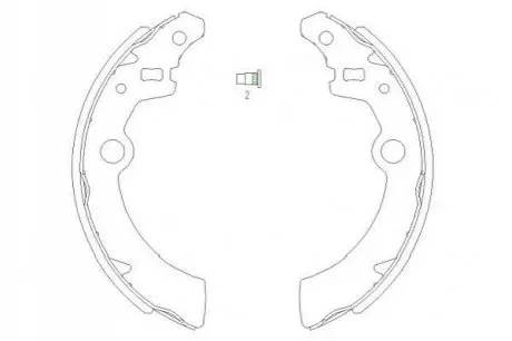 PARTS Щеки торм. SUZUKI Ignis, Wagon R+ KAVO KBS-8907 Купить в Украине