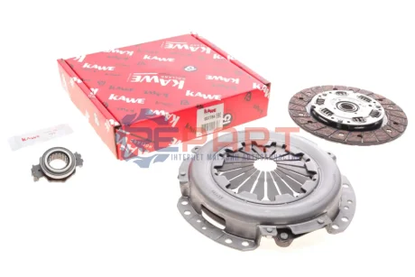 Комплект зчеплення Citroen Berlingo 1.9D 96-11 (d=200mm) (+вижимний) (ето замінено 957786) KAWE 957784 Купити в Україні