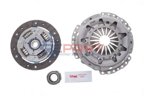Комплект зчеплення Skoda Fabia/Rapid/VW Polo 1.9SDI 99-08 (d=190mm) (+вижимний) KAWE 962130 Купити в Україні