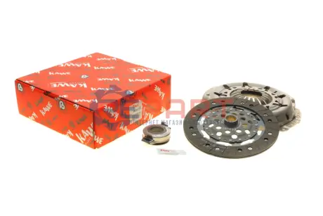 Комплект зчеплення Nissan X-Trail 2.2 dCi 01-13 (d=240mm) (+вижимний) KAWE 962647 Купити в Україні