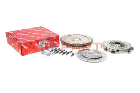 Фото 1 — Демпфер (глухий) + комплект зчеплення Renault Kangoo 1.5dci 08- KAWE (DMV297M) Фото Демпфер (глухий) + комплект зчеплення Renault Kangoo 1.5dci 08- KAWE (DMV297M) зображення 1