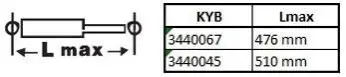 Амортизатор газомасляний KAYABA 3440067 Купить в Украине