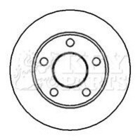 Гальмiвнi диски KEY PARTS KBD4949