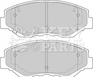 Тормозные колодки дисковые KEY PARTS KBP1860 (фото 1)