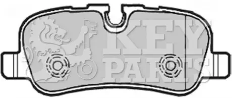 Колодки тормозные (задні) Land Rover Discovery IV 09-18 KEY PARTS KBP1941 Купити в Україні
