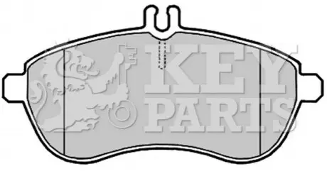 Колодки гальмівні (передні) MB C-class (S204/W204)/E-class (S212/W212) 07- (Lucas) KEY PARTS KBP2008 Купити в Україні