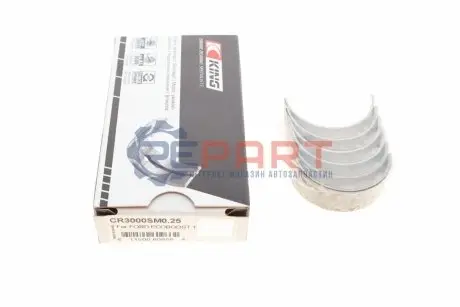 Вкладиші шатунні комплект FORD 1.0 Ecoboost 12>> King CR3000SM0.25 Купити в Україні