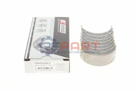 Подшипники скольжения шатунные King CR4191SI0.3