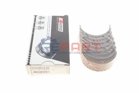 Підшипники ковзання шатунні King CR4345PL0.25 Купити в Україні