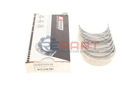 Вкладиші шатунні VW T5/T6 2.0 TSI 11-19 (+0.25) King CR4637SV 0,25 Купити в Україні