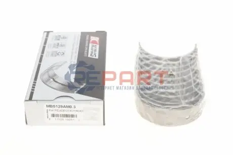 Вкладыши коренные PSA 0,30 1.8D/1.9D/2.0 XUD7/XUD9/XU10/DW8/DW10/DW10ATED4/DW12BTED King MB5129AM 0,3 Купити в Україні