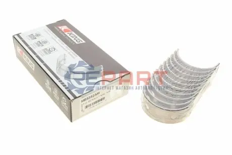 Вкладыши коренные RENAULT STD 1,6 16V/1,5DCI K9K/K4J/K4M King MB5352AM Купити в Україні