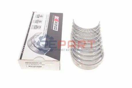 Вкладиші корінні Renault Trafic 2.0 dCi 06- (+0.25) King MB5648SM0.25 Купити в Україні