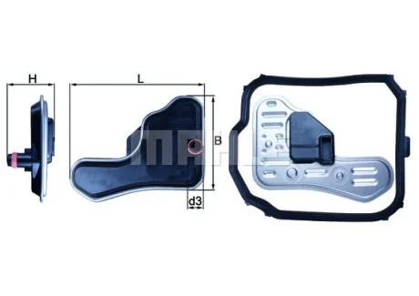 Фильтр гидравлический - KNECHT HX 148D (7701473222, 226330, 220940) Knecht HX148D