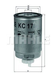 Фильтр топлива KNECHT KC17D