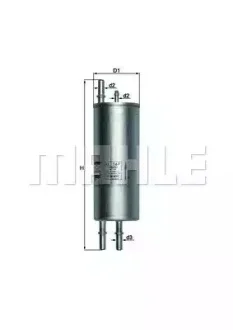 Фильтр топливный - KNECHT KL 167 (13326754016, 16126754016, WFL000020) Knecht KL167
