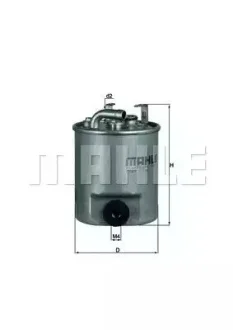 Фильтр топливный - KNECHT KL 195 (K05170896AB, 5103577AB, 5103577AA) Knecht KL195
