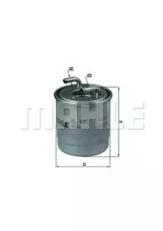 Фильтр топливный - KNECHT KL 490D (6420901752, 6420901852, 6420902052) Knecht KL490D
