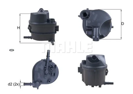 Фильтр топливный - KNECHT KL 777D (S400100696, E148044, 9646231080) Knecht KL777D