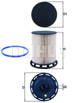Фильтр топлива - KNECHT (4M0127401C, 4M0127434B, 4M0127177B) Knecht KX493D