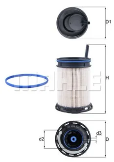 Фильтр топливный - KNECHT KX 494D (4M0127434E, 4M0127401D, 4M0127177E) Knecht KX494D