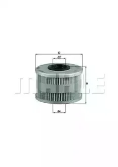 Фильтр топливный - KNECHT KX 79D (9110894, 8671005917, 77143620) Knecht KX79D