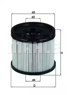 Фильтр топливный - KNECHT KX 87D (9638775580, 5053, 1907) Knecht KX87D