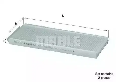 Фото Фильтр салона KNECHT (LA391/S) изображение 1