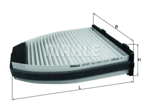 Фильтр салона - KNECHT LA 413 (2128300318) Knecht LA413