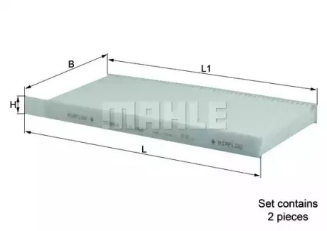 Фильтр салона - KNECHT LA 468/S (95528121, 95525119, 93197779) Knecht LA468S