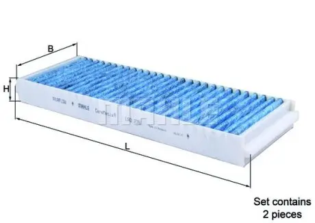 Фильтр салона - KNECHT LAO239/S (4F0819439C, 4F089838B, 4F0819439B) Knecht LAO239S