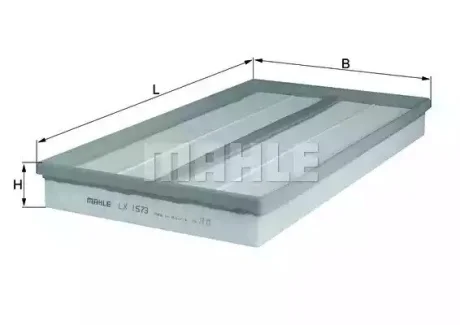 Фильтр воздушный - KNECHT LX 1573 (901651, 0000903851, 0000901651) Knecht LX1573