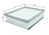 Фильтр воздуха - KNECHT (8551, 30627444, 1421716) Knecht (LX1605) изображение 2