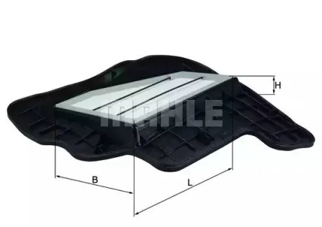 Фильтр воздушный - KNECHT LX 1685/5 (13717577458, 13717577457) Knecht LX16855