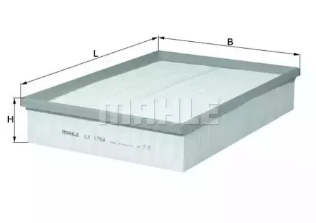 Фильтр воздушный - KNECHT LX 1764 (5H2Z9601AA, PHB000498, PHE000112) Knecht LX1764