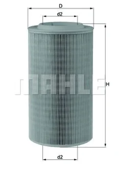 Фильтр воздушный - KNECHT LX 2059 (8544, 71773173, 1444SG) Knecht LX2059