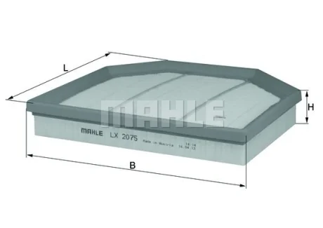 Фильтр воздушный - KNECHT LX 2075 (13727843283) Knecht LX2075