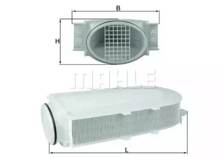 Фильтр воздушный - KNECHT LX 2991/1 (13717638566, 7638566) Knecht LX29911