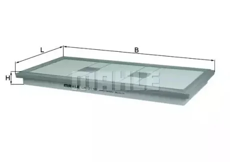 Фильтр воздушный - KNECHT LX 3140 (2760940004, A2760940004) Knecht LX3140