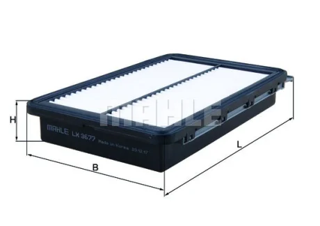 Фильтр воздушный - KNECHT LX 3677 (28113D3100, 28110D3200) Knecht LX3677