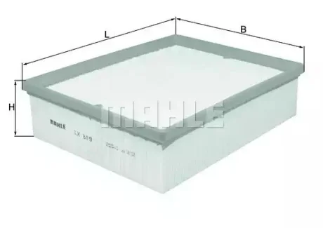 Фильтр воздушный Audi A4 00- - KNECHT (8250, 6C133843, 03G133837) Knecht LX819
