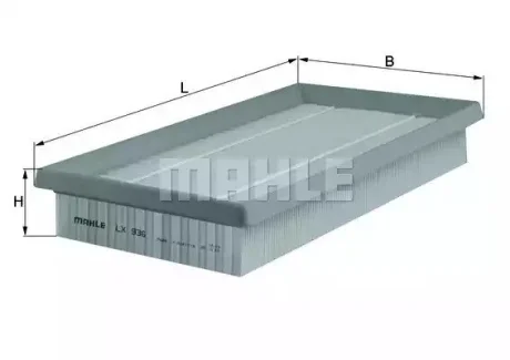 Фильтр воздушный - KNECHT LX 936 (RF4F13Z40A, AY120MA023, RF2A13Z40) Knecht LX936